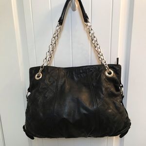 Roberta Gandolfi leather bag. Made in Italy.